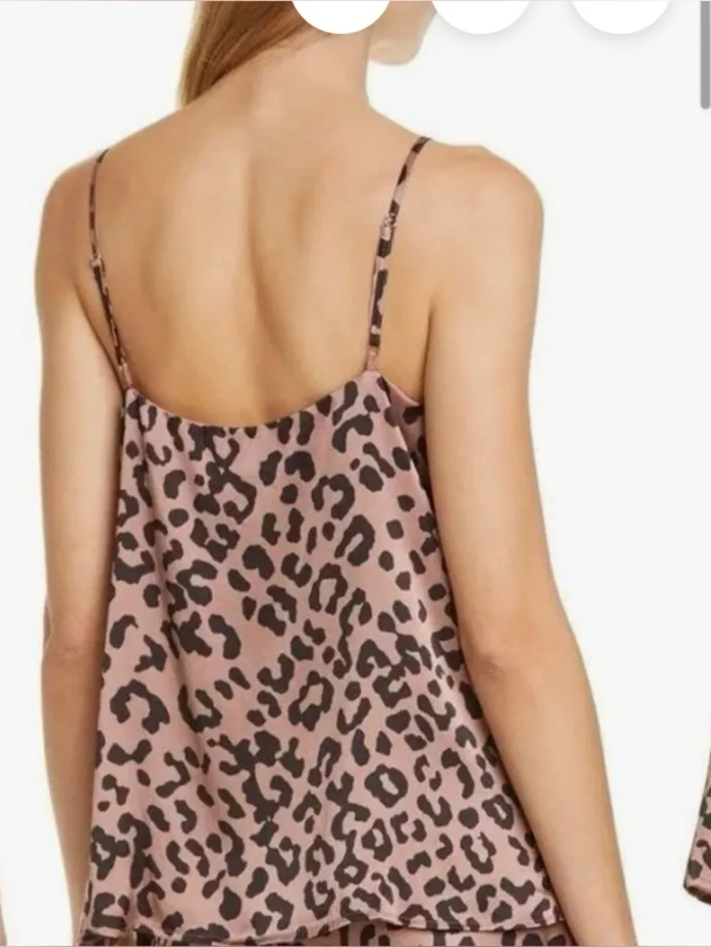 Cami NYC Mauve Leopard Print Satin Cami - Picture 7 of 7